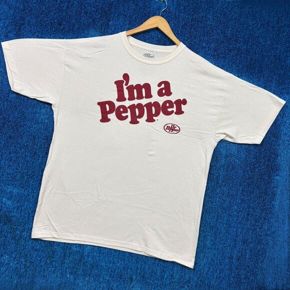 Dr Pepper “I’m a Pepper” Graphic T-Shirt Size Extra Large - Picture 3 of 4